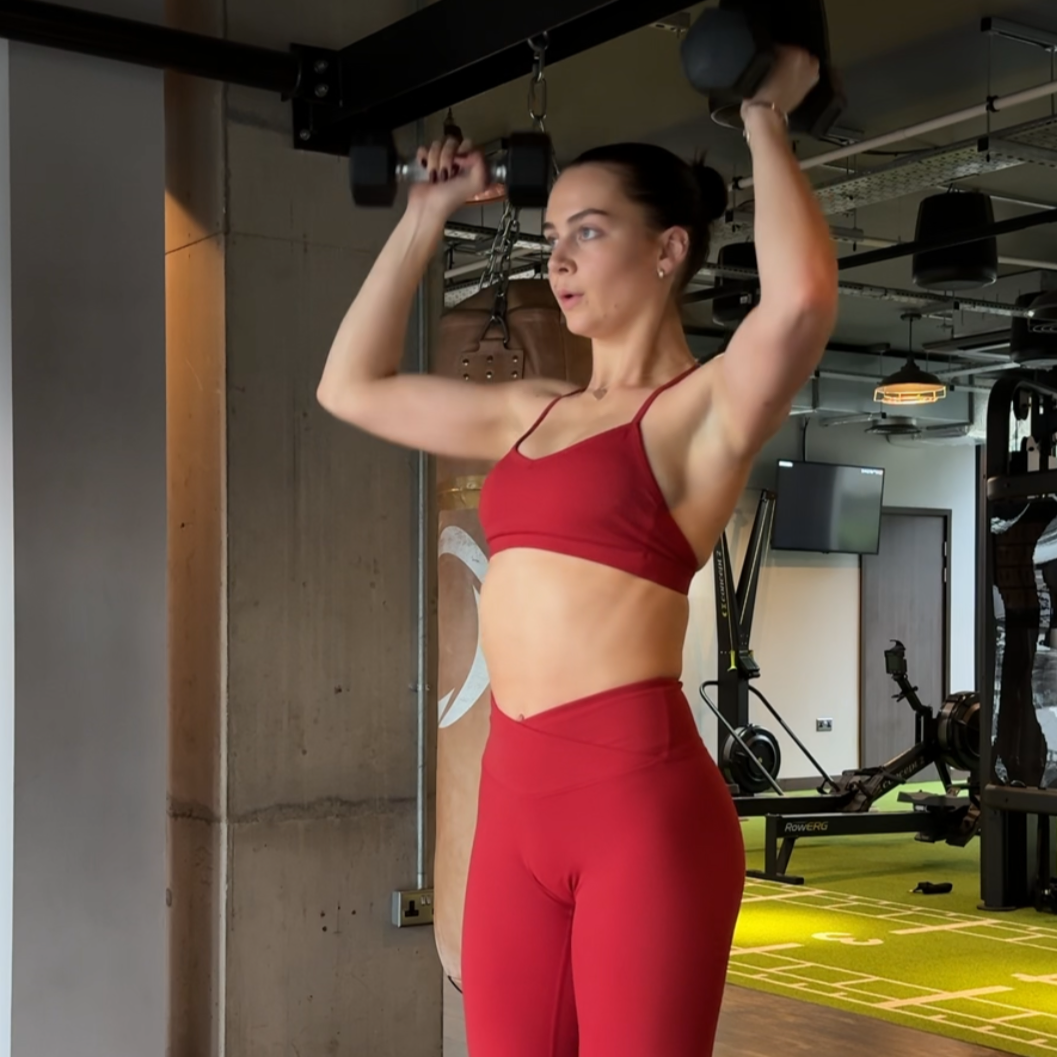 SCULPT SPORTS BRA CHERRY RED