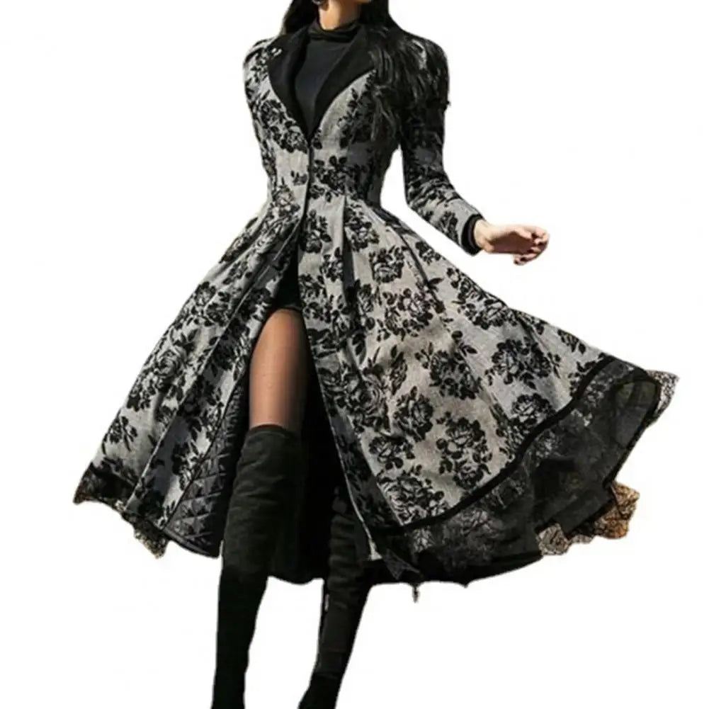 Vintage Lace Seamed Dress