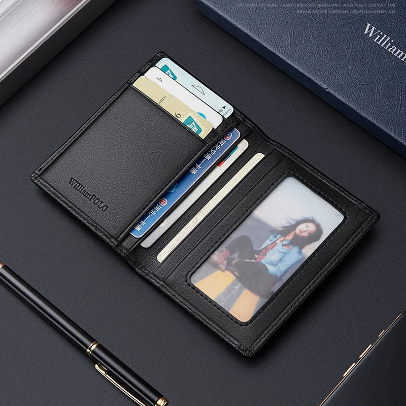 Men's Slim Leather Wallet