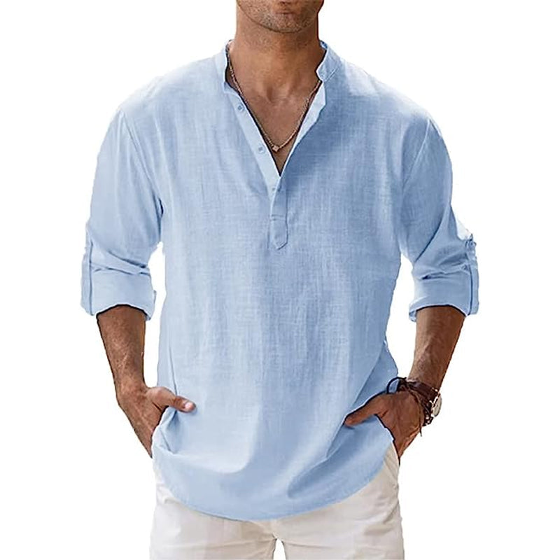 Men Comfort Linen Shirt