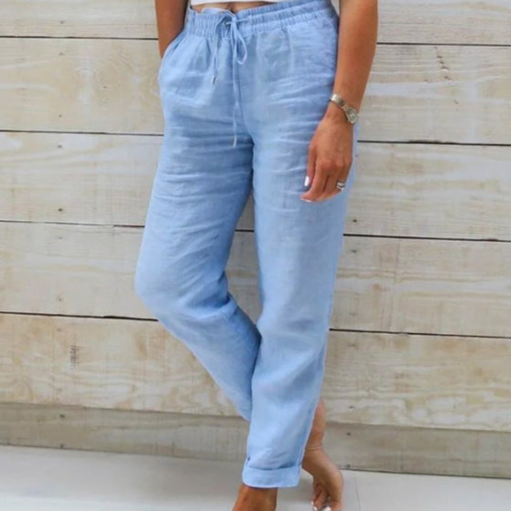 Soft Linen Comfort Pants