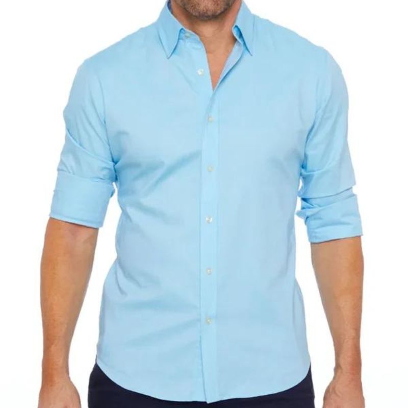Wrinkle-free Shirt With Zipper