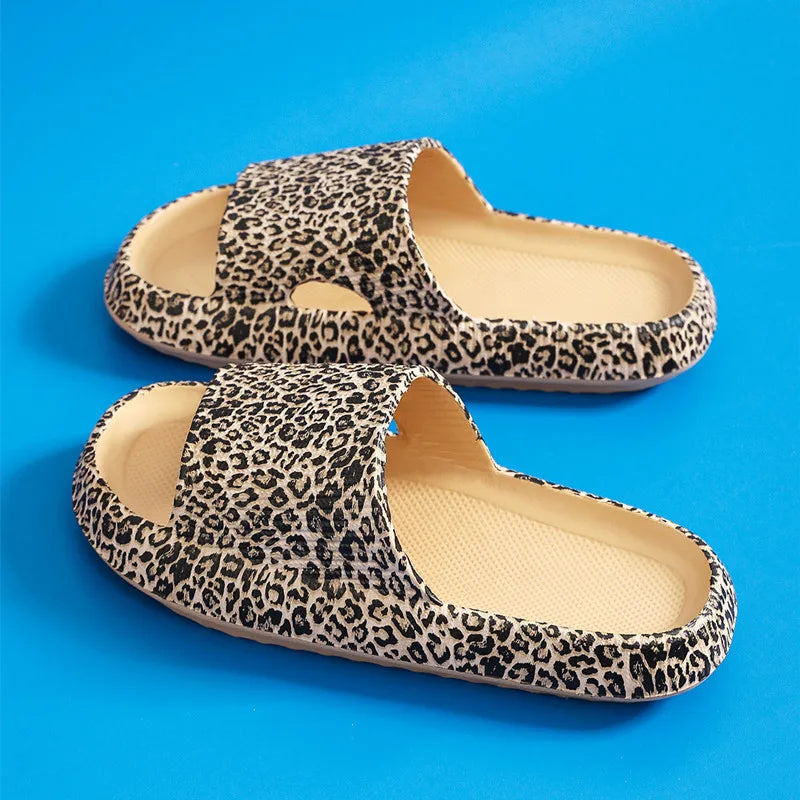 Women’s Leopard Print Indoor Slippers