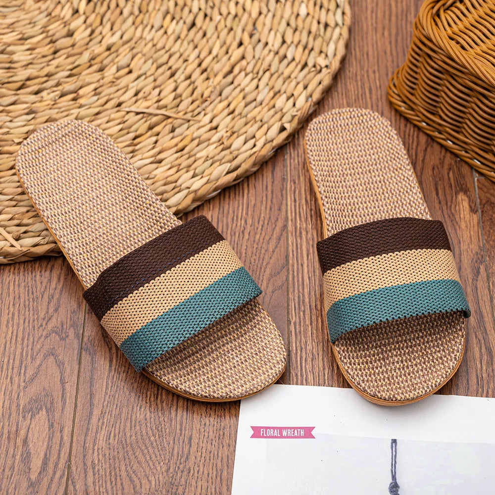 Women’s Linen Indoor Slippers