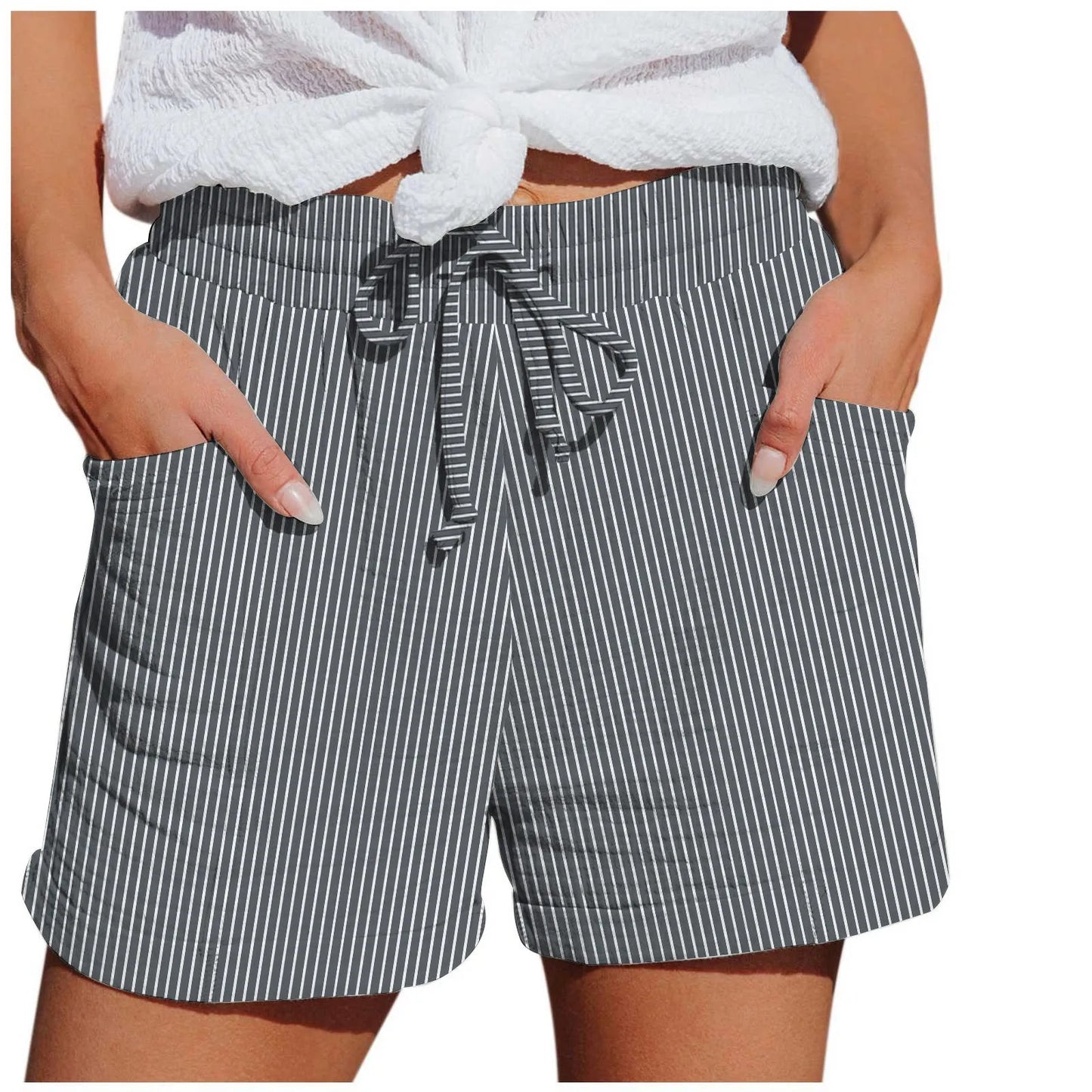Striped Women's Summer Shorts