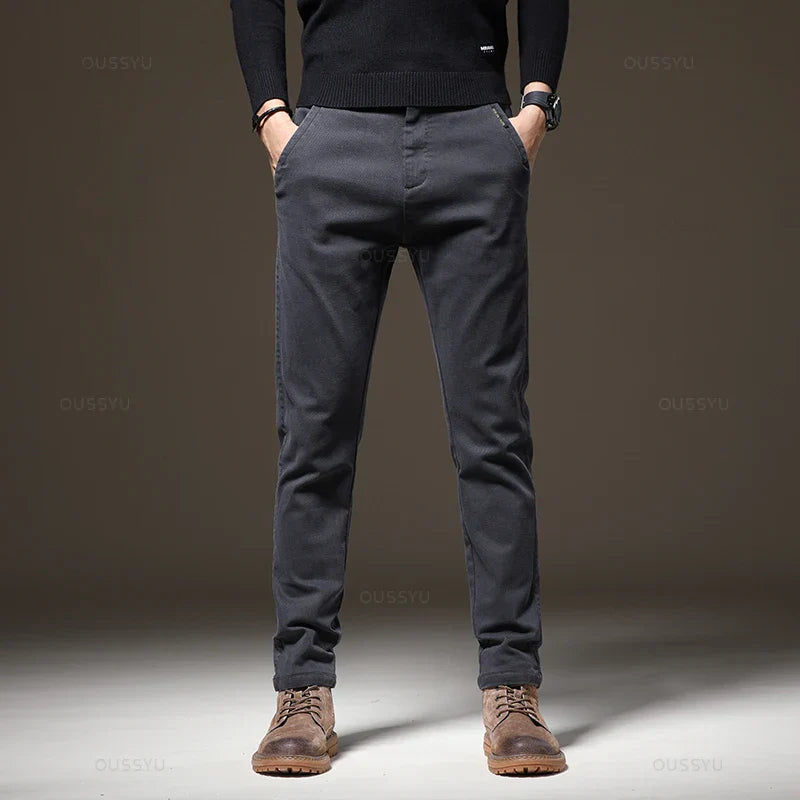 Plus Size Twill Pants