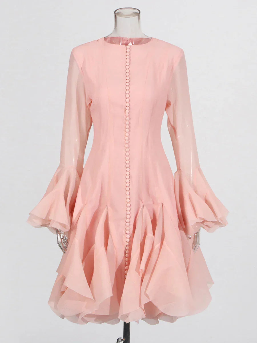 Long Sleeve Cinching Dress