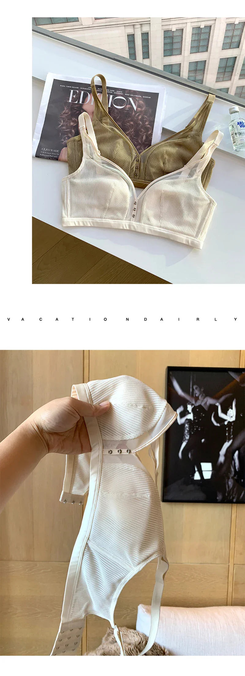 Super Thin Push-Up Bra – Seamless & Wireless Comfort