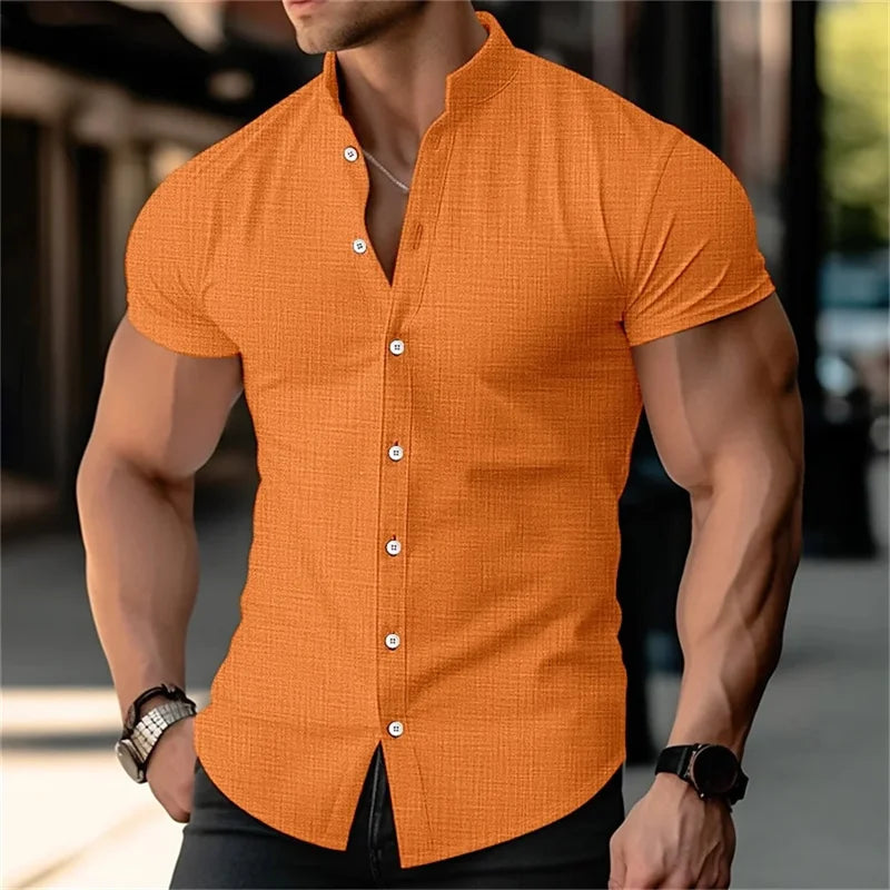 Men's Linen Beach Shirt