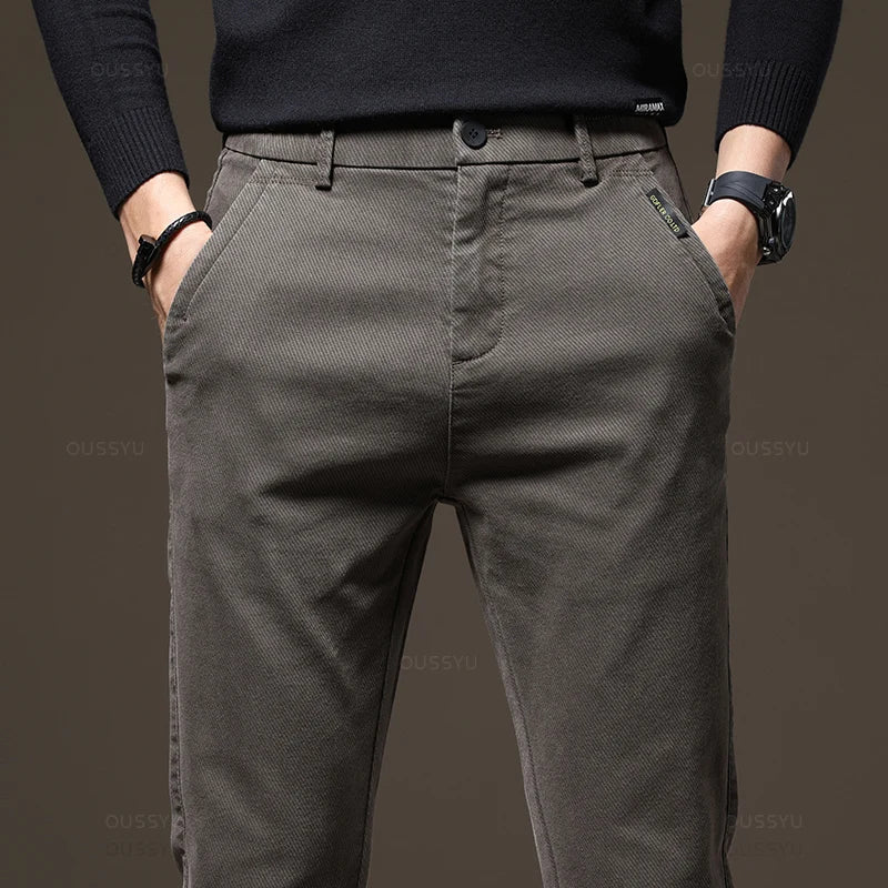 Plus Size Twill Pants