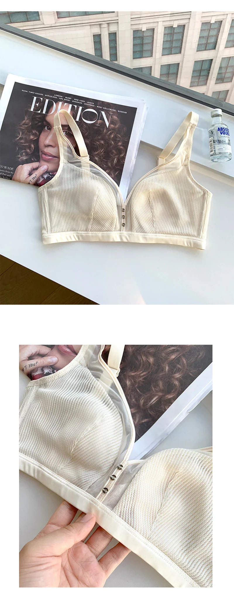 Super Thin Push-Up Bra – Seamless & Wireless Comfort