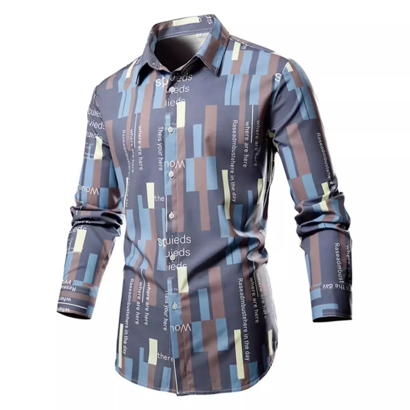 White Stripe Men's Shirt