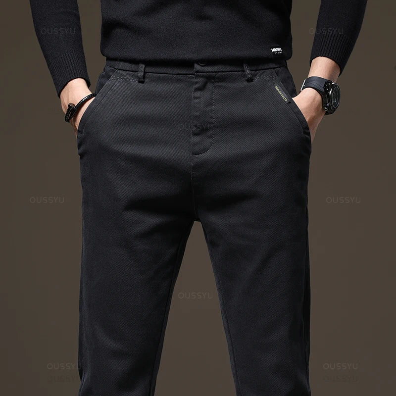 Plus Size Twill Pants