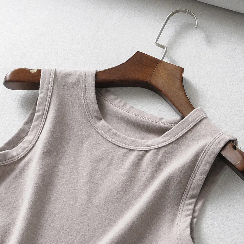 Vintage Cropped Tank Top for Women