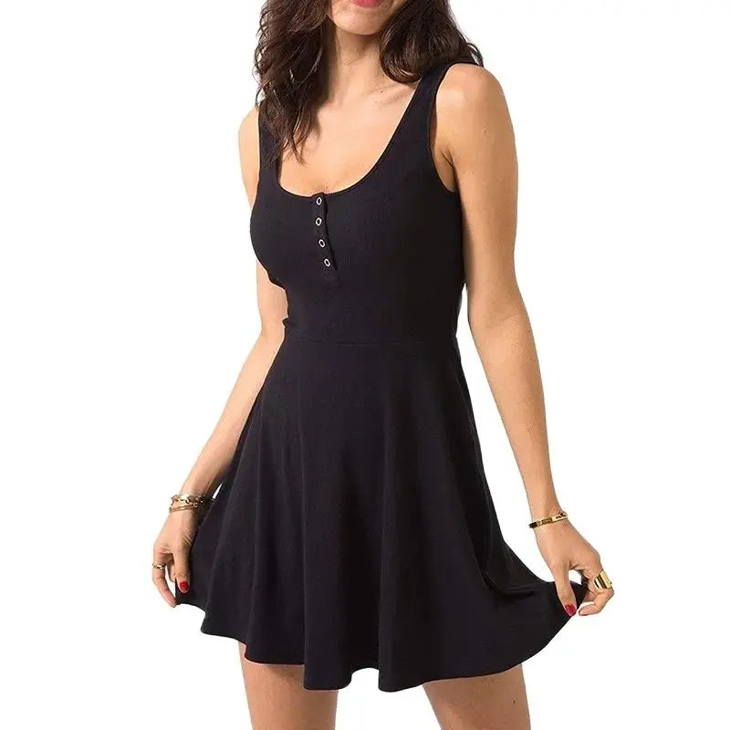 Slim Fit Strap Tank Dress