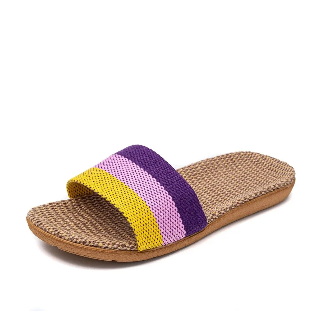 Women’s Linen Indoor Slippers
