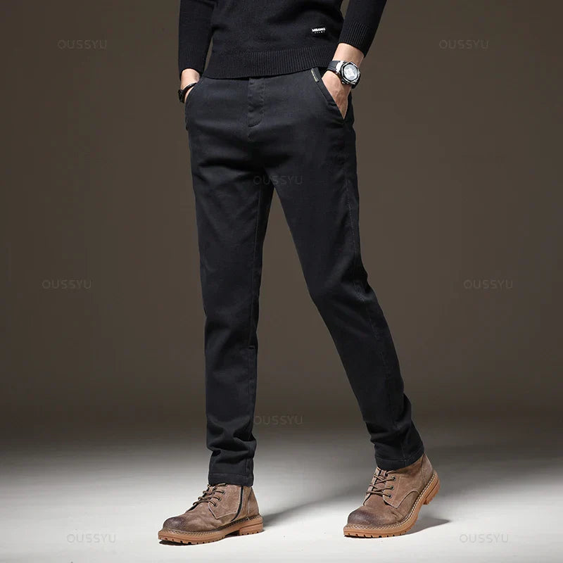 Plus Size Twill Pants