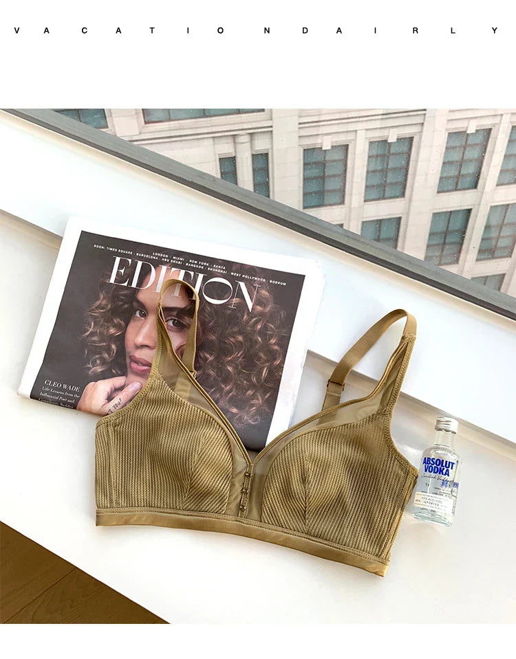 Super Thin Push-Up Bra – Seamless & Wireless Comfort