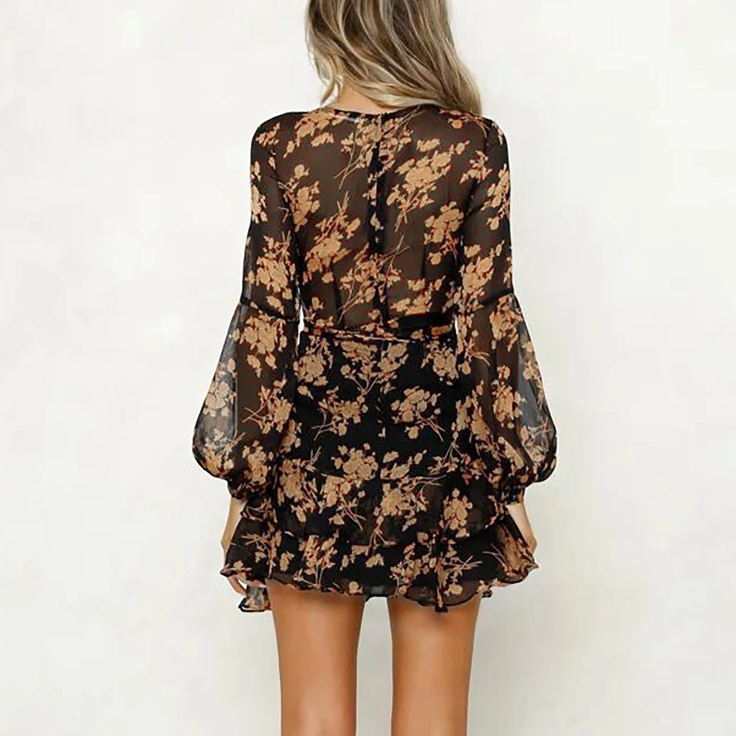 Bohemian Sheer Mesh Dress
