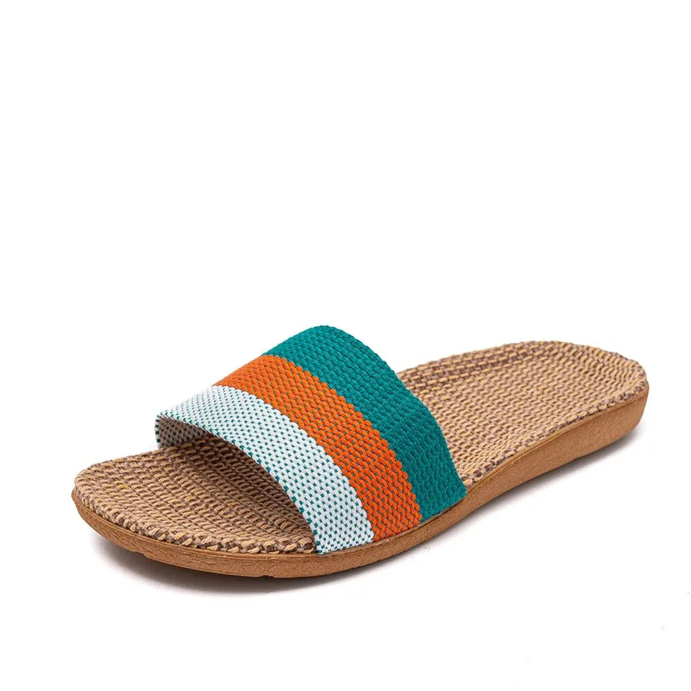 Women’s Linen Indoor Slippers