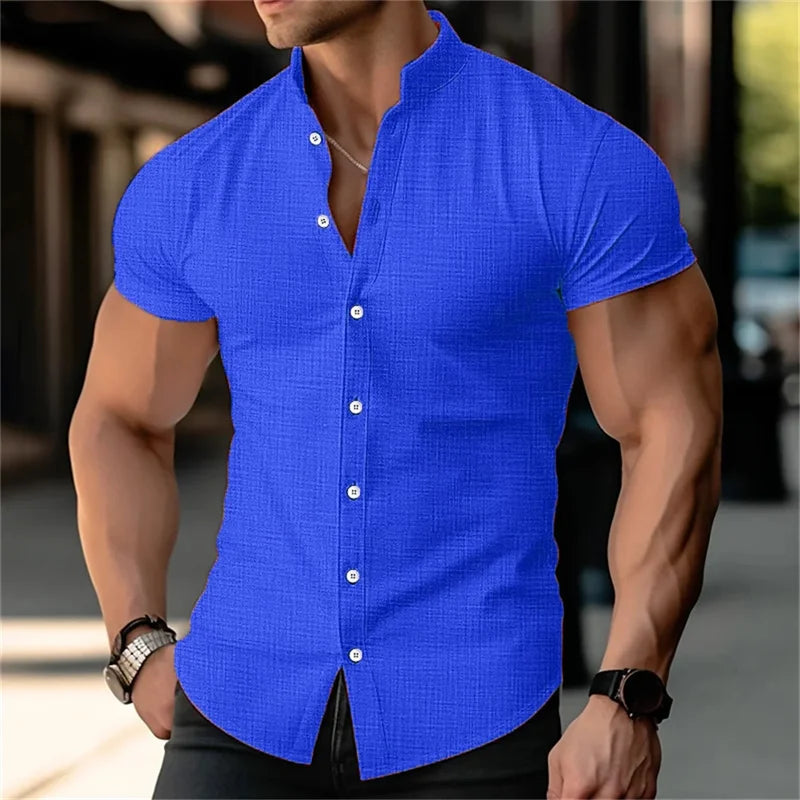 Men's Linen Beach Shirt