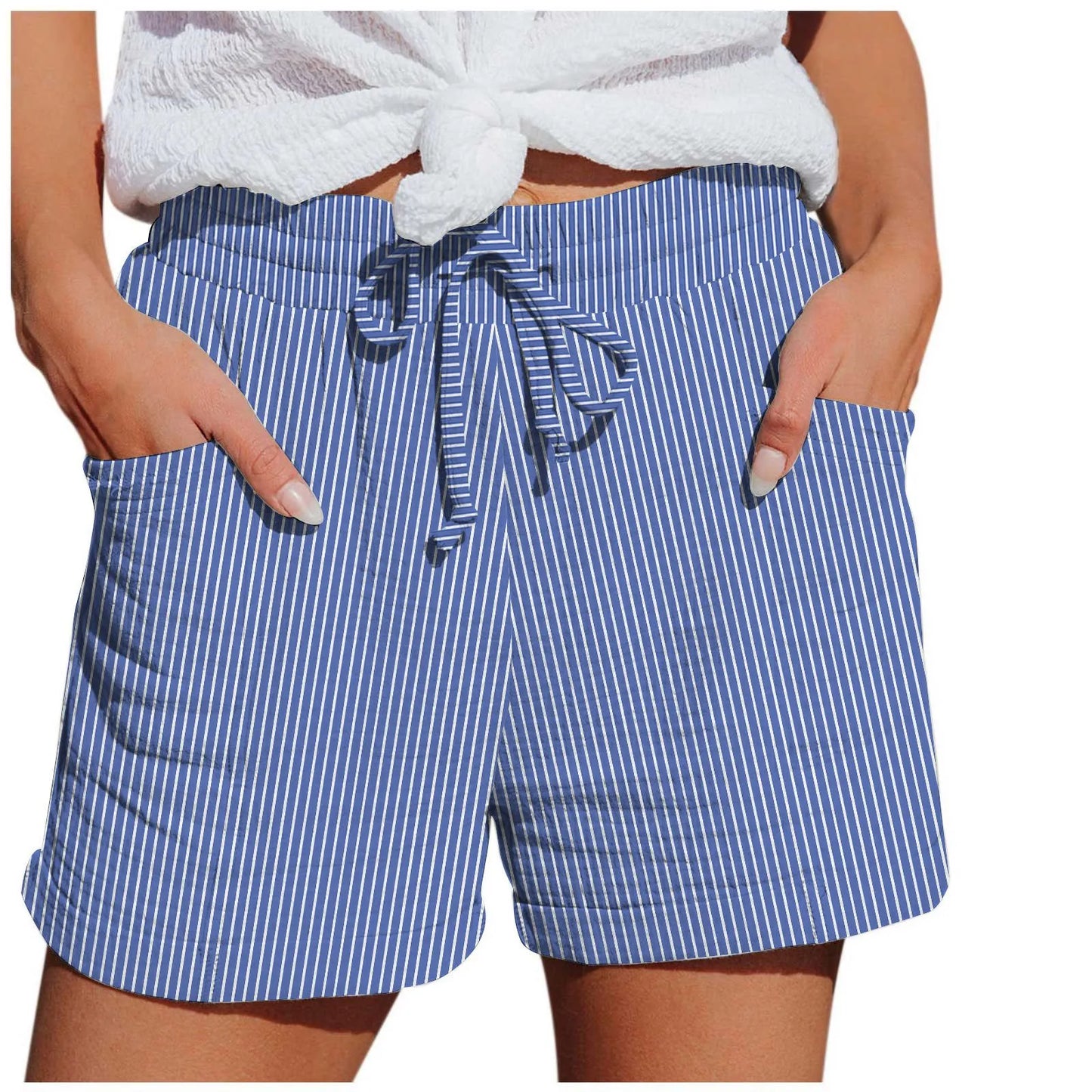 Striped Women's Summer Shorts