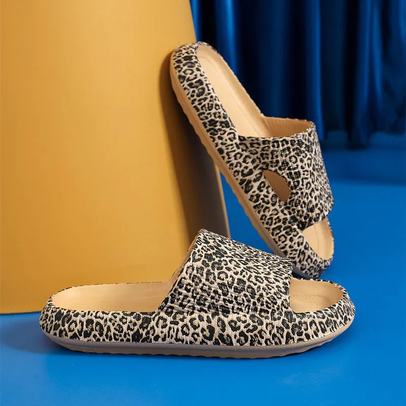 Women’s Leopard Print Indoor Slippers