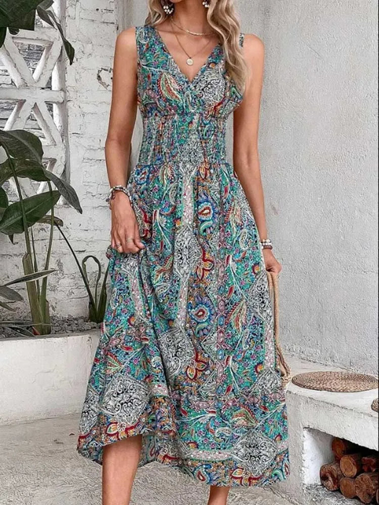 Boho Maxi Summer Dress