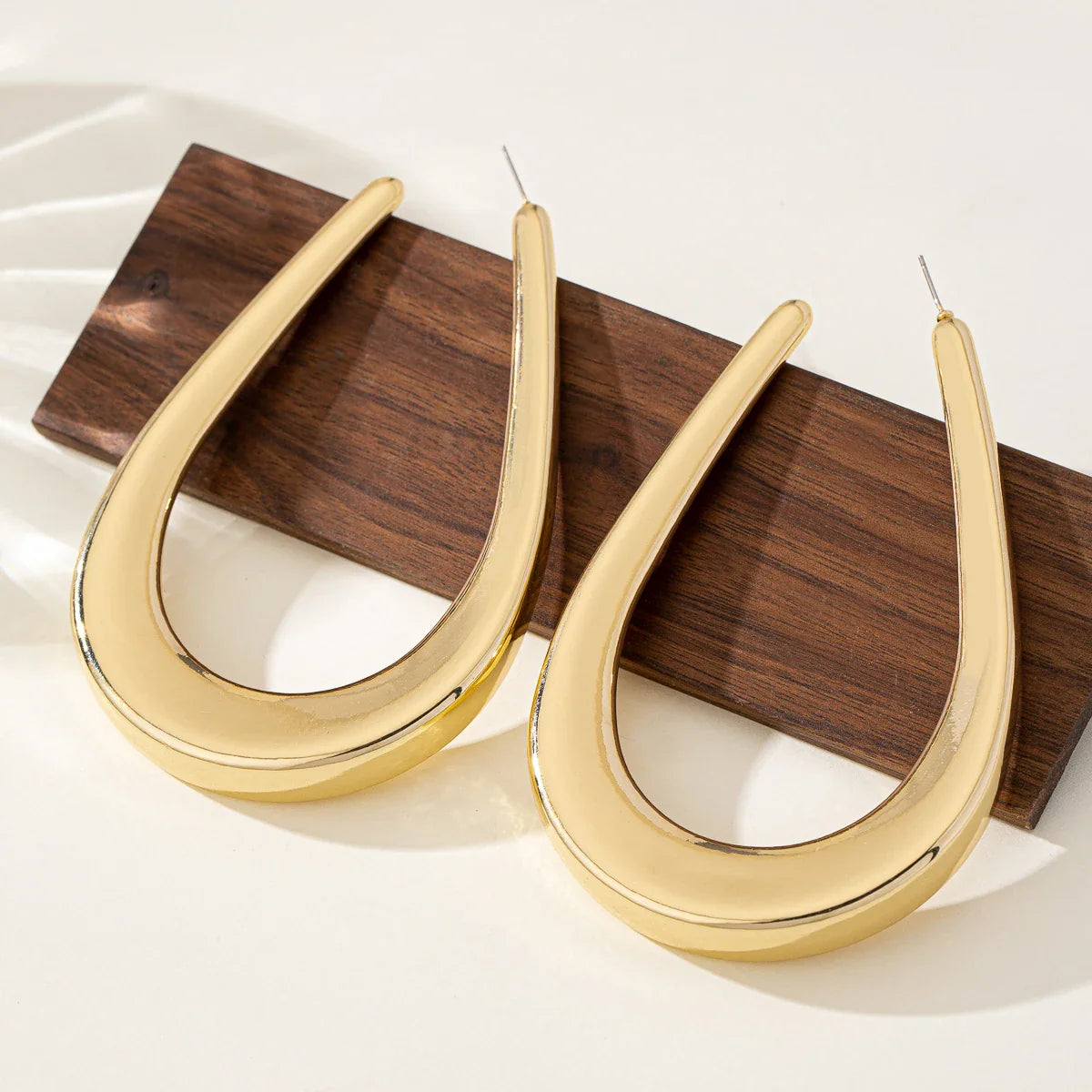 Big U-Shaped Statement Earrings