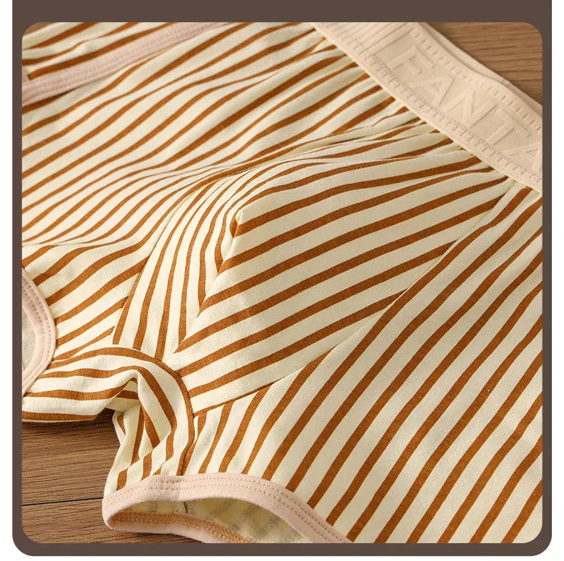 Striped Cotton Boxer Set