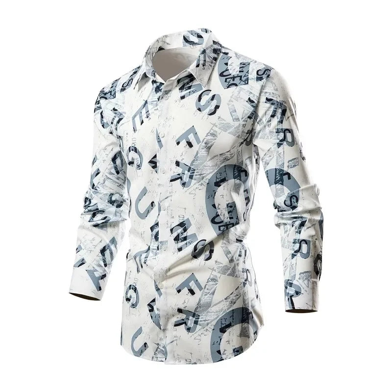 White Stripe Men's Shirt