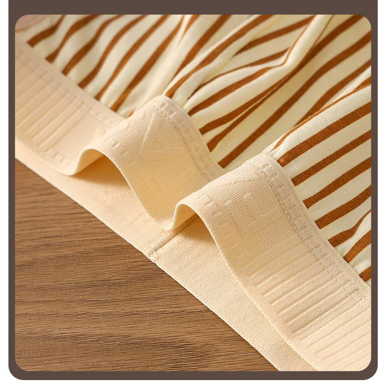 Striped Cotton Boxer Set