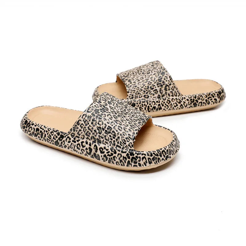 Women’s Leopard Print Indoor Slippers