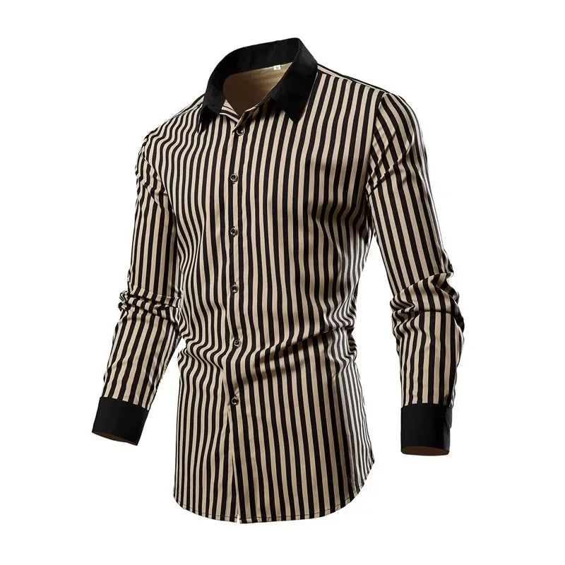 White Stripe Men's Shirt
