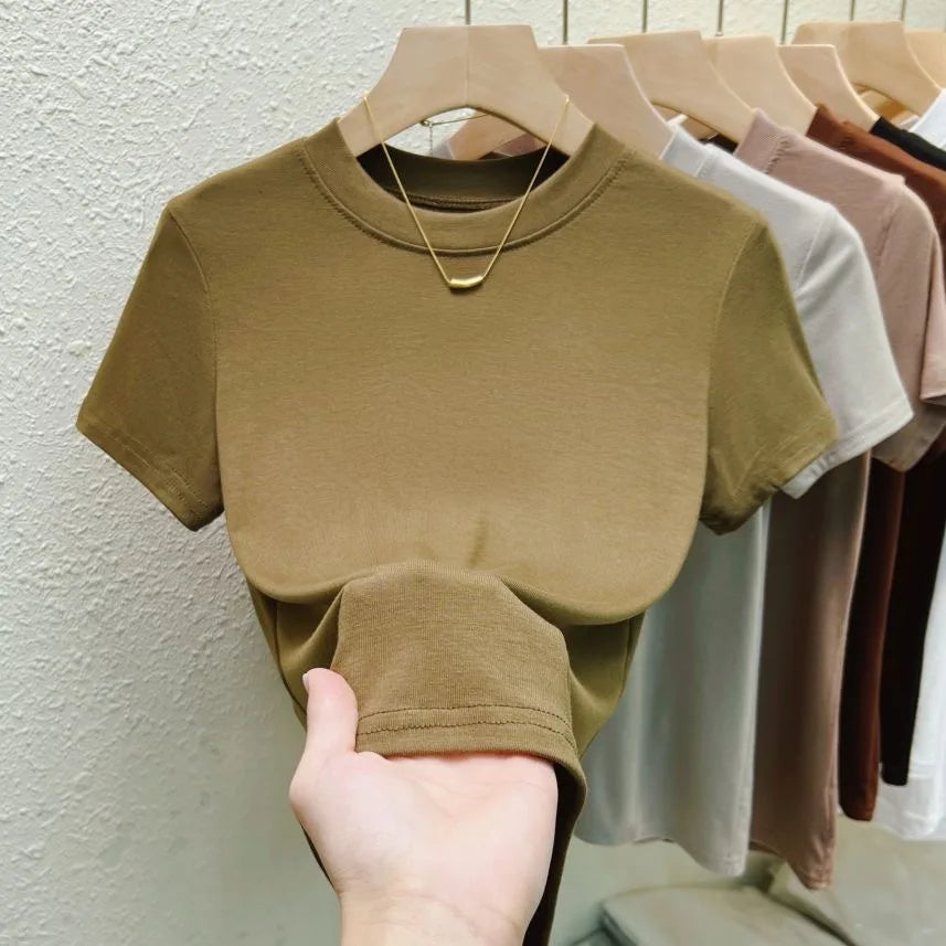 Casual Crew Neck Tee
