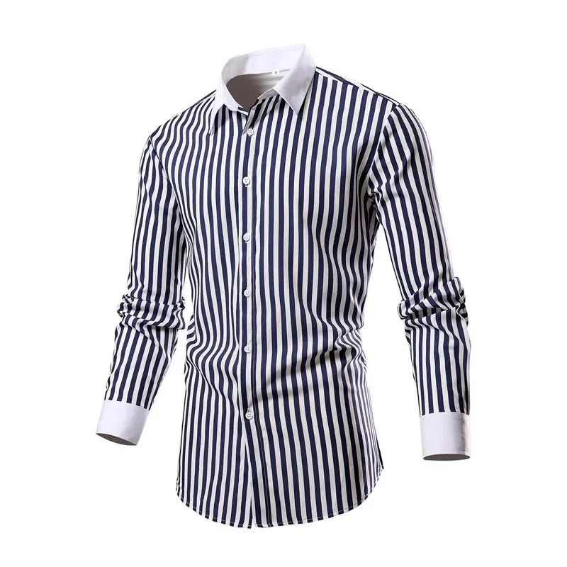 White Stripe Men's Shirt