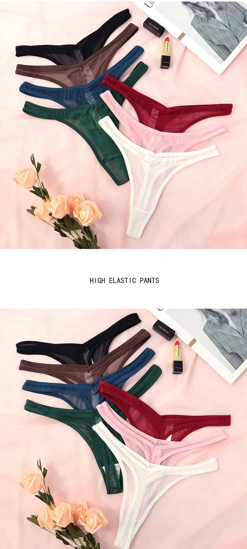Ultra-Sexy Seamless Thongs – Sheer & Lightweight