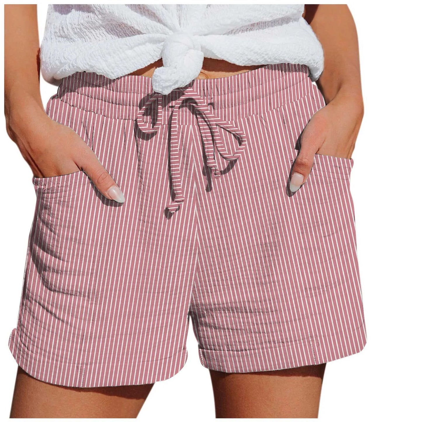 Striped Women's Summer Shorts