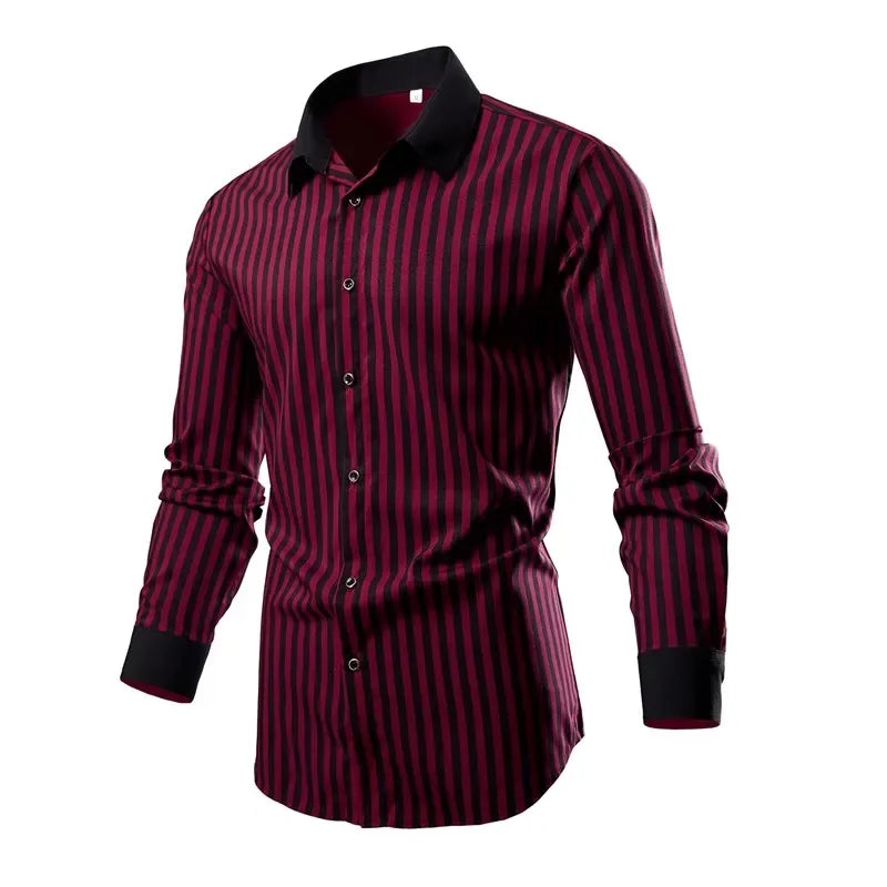 White Stripe Men's Shirt