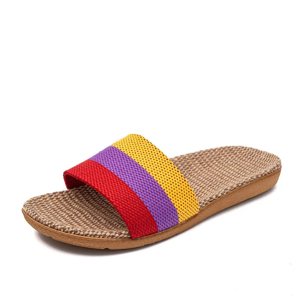 Women’s Linen Indoor Slippers