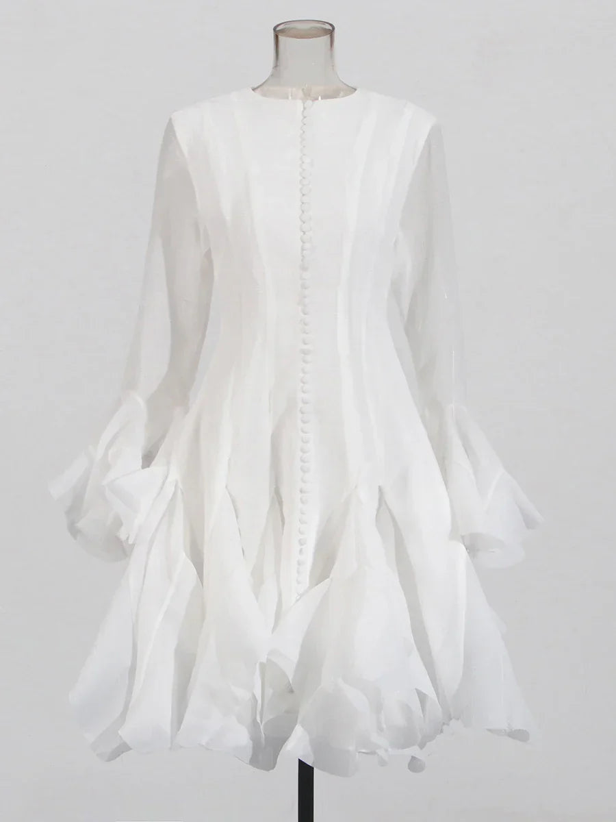 Long Sleeve Cinching Dress
