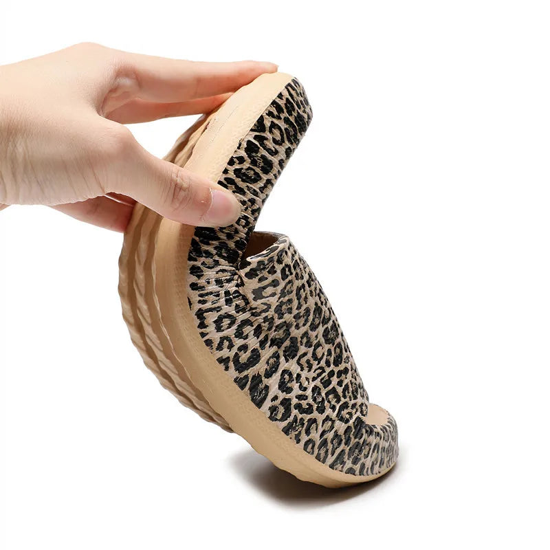 Women’s Leopard Print Indoor Slippers