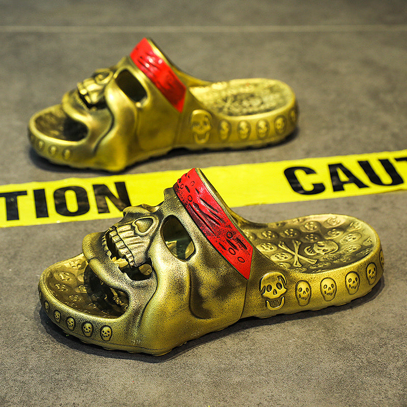 Skull Styling Men Slippers
