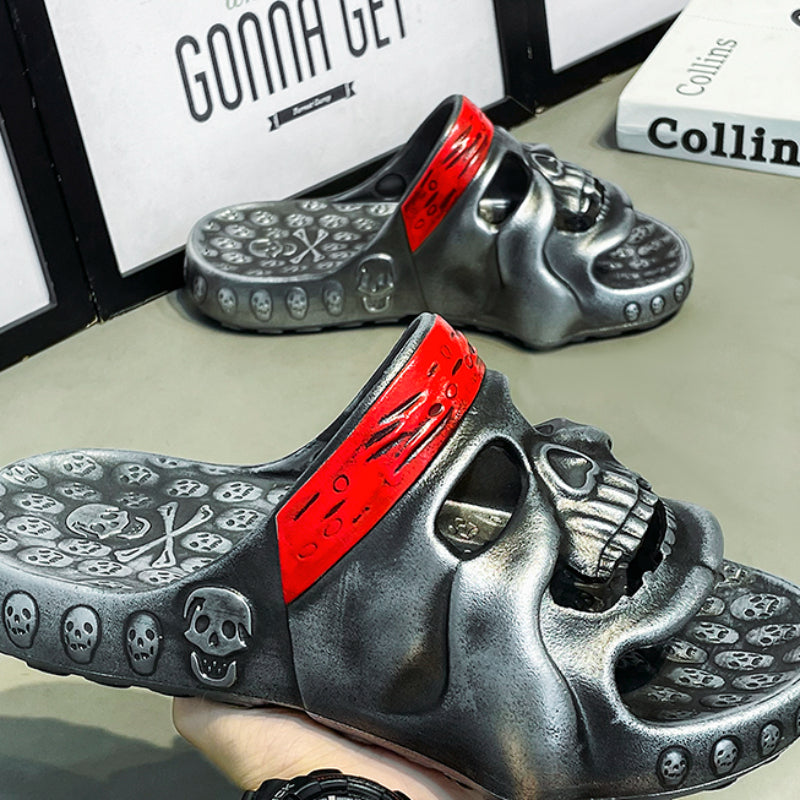 Skull Styling Men Slippers