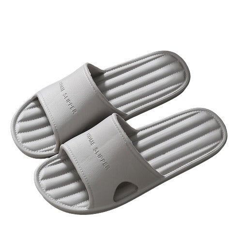Women Striped Home Slippers