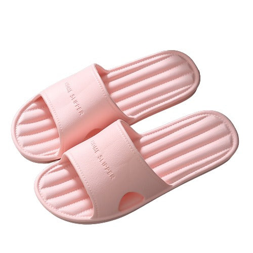 Women Striped Home Slippers