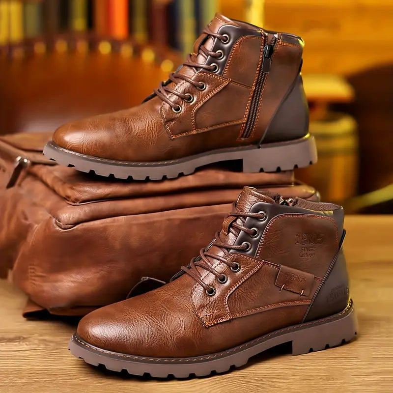 Premium Tim Leather Boots