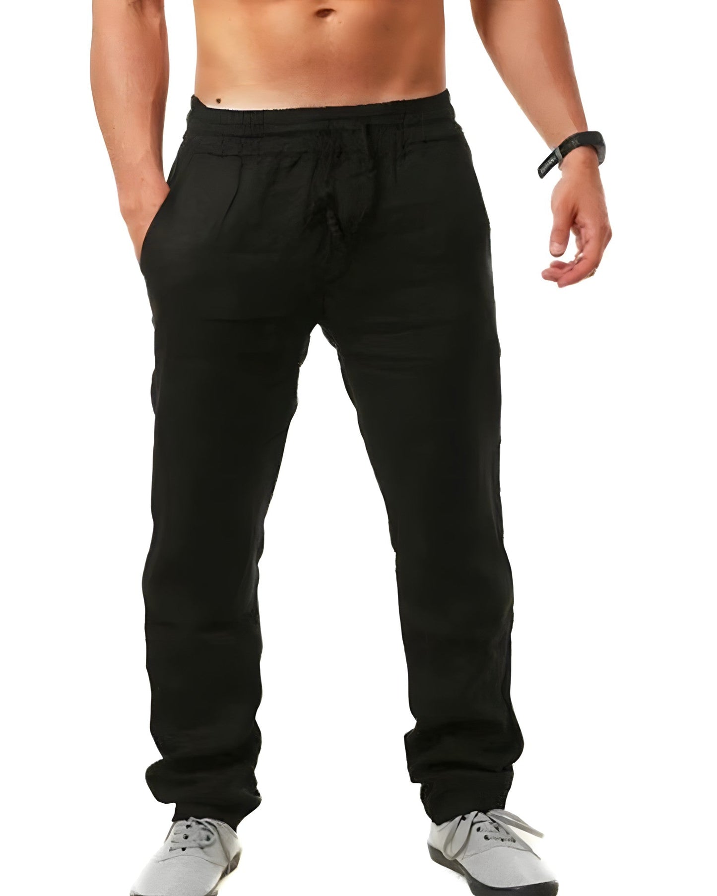 Men's Casual Linen Trousers