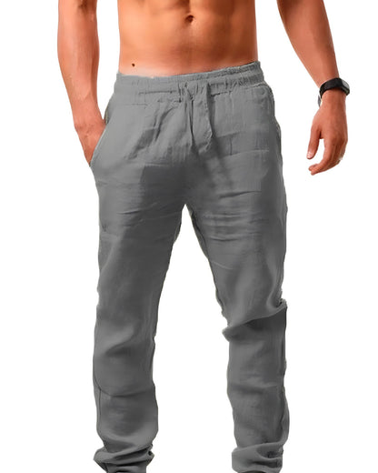 Men's Casual Linen Trousers