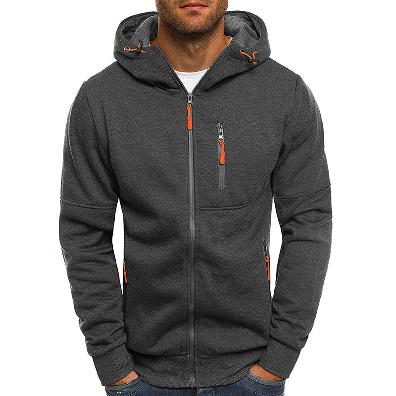 Torrard™ Heren hoodie | Capuchon met rits en fleece